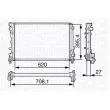 Radiateur, refroidissement du moteur MAGNETI MARELLI 350213131700 - Visuel 2