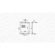 Radiateur, refroidissement du moteur MAGNETI MARELLI 350213151500 - Visuel 2