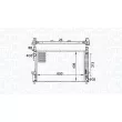 Radiateur, refroidissement du moteur MAGNETI MARELLI 350213151700 - Visuel 1