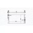 Radiateur, refroidissement du moteur MAGNETI MARELLI 350213155100 - Visuel 2