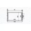 Radiateur, refroidissement du moteur MAGNETI MARELLI 350213157600 - Visuel 1