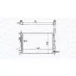 Radiateur, refroidissement du moteur MAGNETI MARELLI 350213159700 - Visuel 2