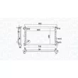 Radiateur, refroidissement du moteur MAGNETI MARELLI 350213159900 - Visuel 1