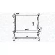 Radiateur, refroidissement du moteur MAGNETI MARELLI 350213160300 - Visuel 2