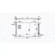 Radiateur, refroidissement du moteur MAGNETI MARELLI 350213161800 - Visuel 1