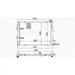 Radiateur, refroidissement du moteur MAGNETI MARELLI 350213162600 - Visuel 1