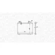 Radiateur, refroidissement du moteur MAGNETI MARELLI 350213163900 - Visuel 2