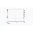Radiateur, refroidissement du moteur MAGNETI MARELLI 350213173400 - Visuel 1