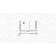 Radiateur, refroidissement du moteur MAGNETI MARELLI 350213175500 - Visuel 2