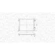 Radiateur, refroidissement du moteur MAGNETI MARELLI 350213182200 - Visuel 2