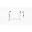Radiateur, refroidissement du moteur MAGNETI MARELLI 350213183800 - Visuel 1