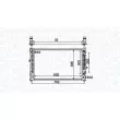 Radiateur, refroidissement du moteur MAGNETI MARELLI 350213185500 - Visuel 1