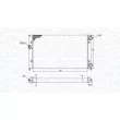 Radiateur, refroidissement du moteur MAGNETI MARELLI 350213187600 - Visuel 1