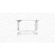 Radiateur, refroidissement du moteur MAGNETI MARELLI 350213189600 - Visuel 1