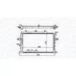 Radiateur, refroidissement du moteur MAGNETI MARELLI 350213192300 - Visuel 1