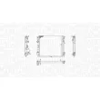 Radiateur, refroidissement du moteur MAGNETI MARELLI 350213192600 - Visuel 2