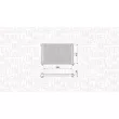 Radiateur, refroidissement du moteur MAGNETI MARELLI 350213194000 - Visuel 2