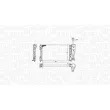 Radiateur, refroidissement du moteur MAGNETI MARELLI 350213194200 - Visuel 2