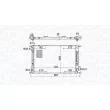 Radiateur, refroidissement du moteur MAGNETI MARELLI 350213195800 - Visuel 1