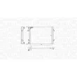Radiateur, refroidissement du moteur MAGNETI MARELLI 350213196100 - Visuel 2