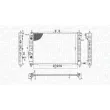 Radiateur, refroidissement du moteur MAGNETI MARELLI 350213197400 - Visuel 1