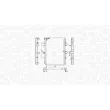 Radiateur, refroidissement du moteur MAGNETI MARELLI 350213199400 - Visuel 1