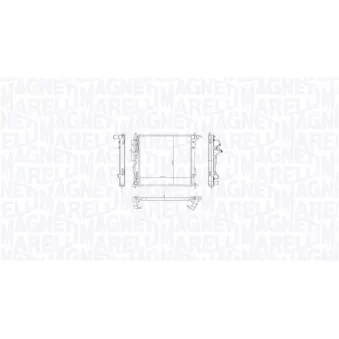 Radiateur, refroidissement du moteur MAGNETI MARELLI