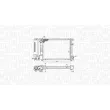 Radiateur, refroidissement du moteur MAGNETI MARELLI 350213240000 - Visuel 1