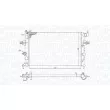 Radiateur, refroidissement du moteur MAGNETI MARELLI 350213970000 - Visuel 1