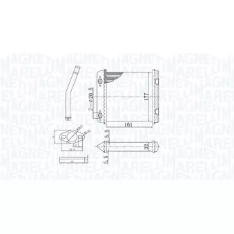 Système de chauffage MAGNETI MARELLI 350218408000