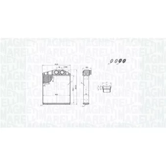 Système de chauffage MAGNETI MARELLI 350218419000