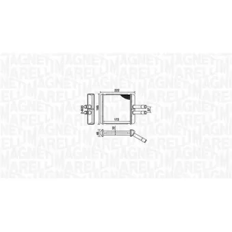 Système de chauffage MAGNETI MARELLI 350218429000