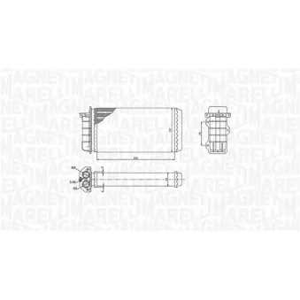 Système de chauffage MAGNETI MARELLI 350218441000