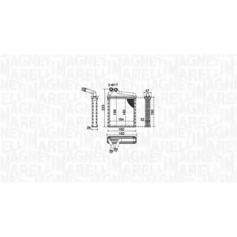 Système de chauffage MAGNETI MARELLI 350218442000