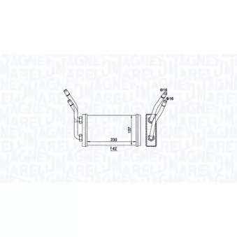 Système de chauffage MAGNETI MARELLI 350218468000