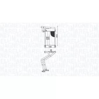 Système de chauffage MAGNETI MARELLI 350218488000