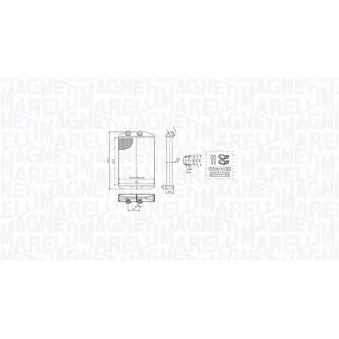 Système de chauffage MAGNETI MARELLI 350218519000