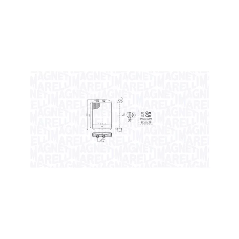 Système de chauffage MAGNETI MARELLI 350218519000