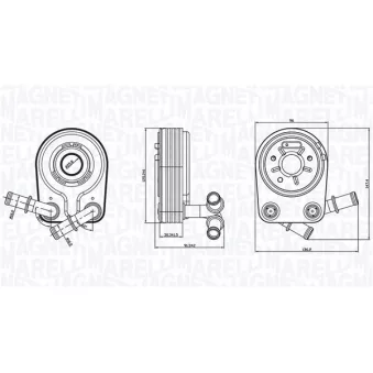 Radiateur d'huile MAGNETI MARELLI 350300000100