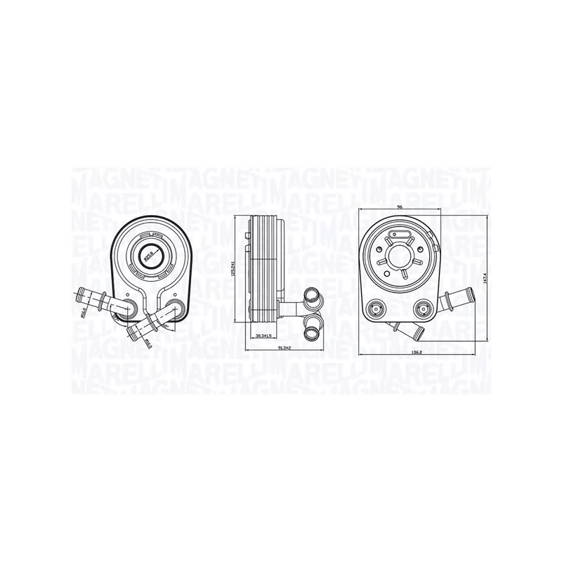 Radiateur d'huile MAGNETI MARELLI 350300000100