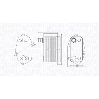 Radiateur d'huile MAGNETI MARELLI 350300000200