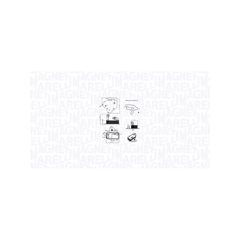 Radiateur d'huile MAGNETI MARELLI 350300000700