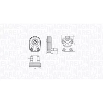 Radiateur d'huile MAGNETI MARELLI 350300001400