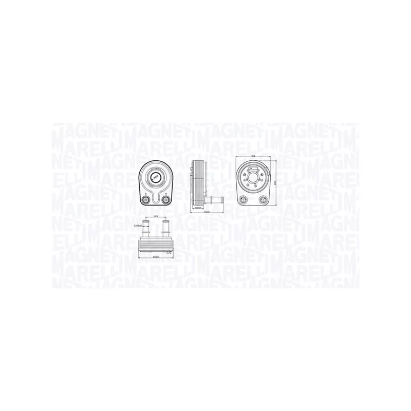 Radiateur d'huile MAGNETI MARELLI 350300001400