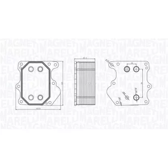 Radiateur d'huile MAGNETI MARELLI 350300001600