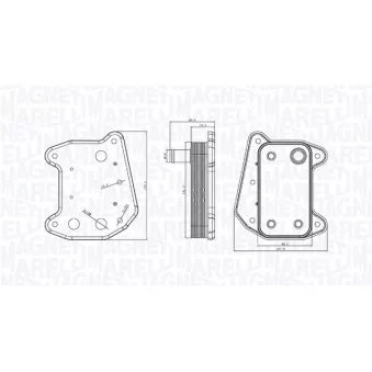 Radiateur d'huile MAGNETI MARELLI 350300001700