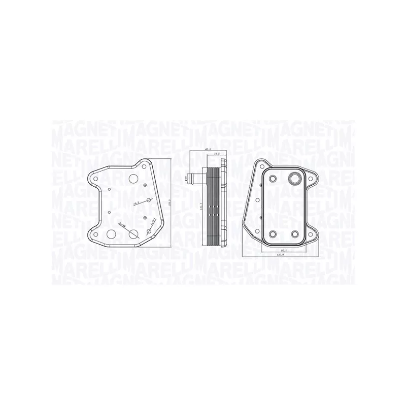 Radiateur d'huile MAGNETI MARELLI 350300001700