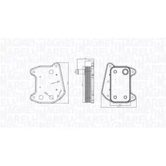 Radiateur d'huile MAGNETI MARELLI 350300001800