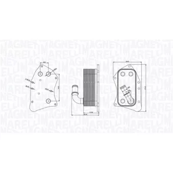Radiateur d'huile MAGNETI MARELLI 350300002300