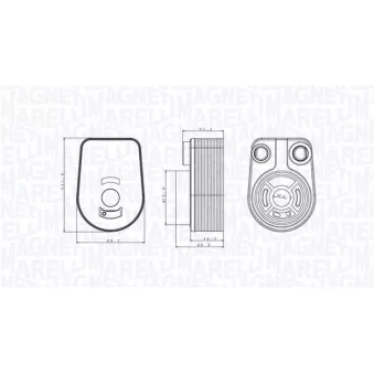 Radiateur d'huile MAGNETI MARELLI 350300002800